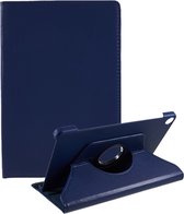 360 Rotating Book Case - Geschikt voor Lenovo Tab M10 Gen 3 Hoesje - Donkerblauw