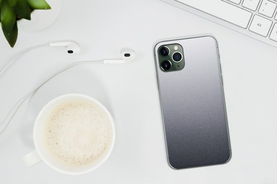 Coque iPhone 11 Pro - Aluminium - Métal - Grijs - Siliconen