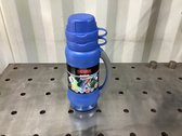Saw factory - Thermos - premier - Bouteille isotherme - capacité 1 litre - 2 gobelets intégrés - bleu