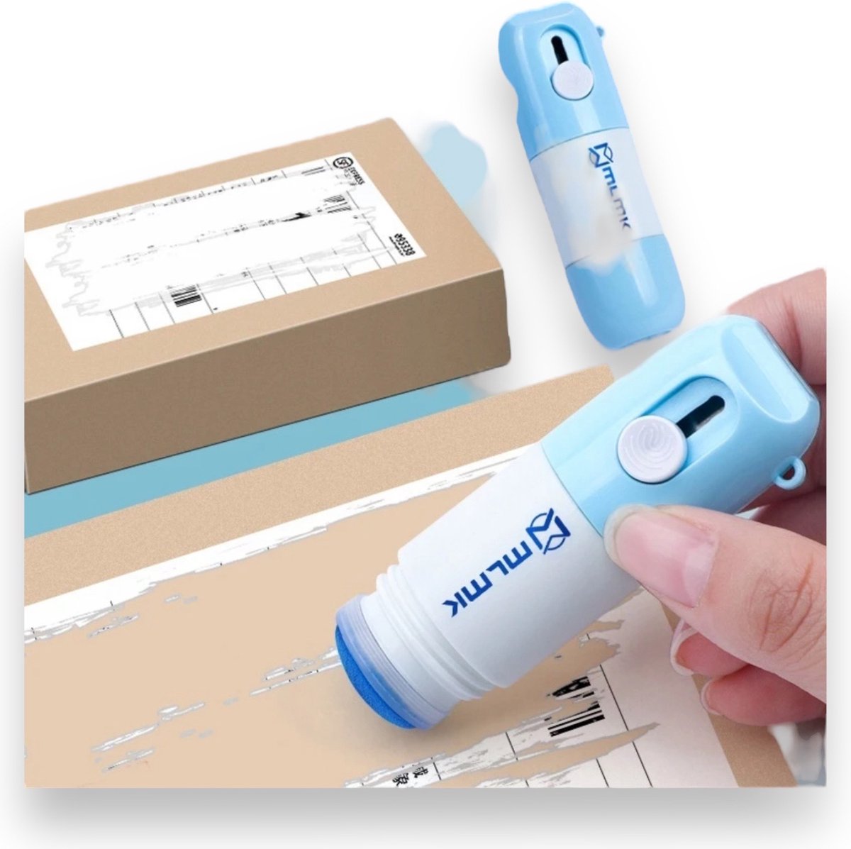 Inkt Wisser en Magazijn Mes In One Blauw