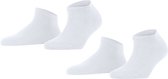 FALKE Happy 2-Pack Chaussettes basses Femme - Wit - Taille 35-38
