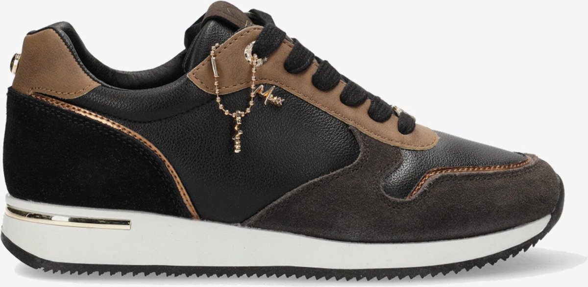 Mexx Sneaker Eke Dames Zwart Bruin Maat 36 bol
