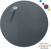 Baenger Fitness Yoga Bal Exercise Ball Gym Bal - incl wasbare hoes - incl pomp - Grijs