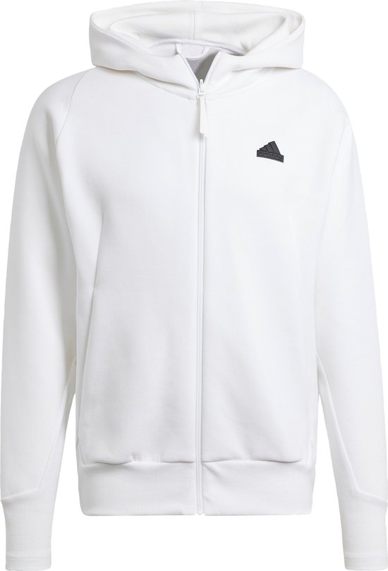Adidas Sportswear Z.N.E. Premium Trainingsjack met Capuchon - Heren - Wit