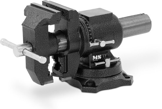 Foto: Bankschroef 125 mm draaibaar 75 kg