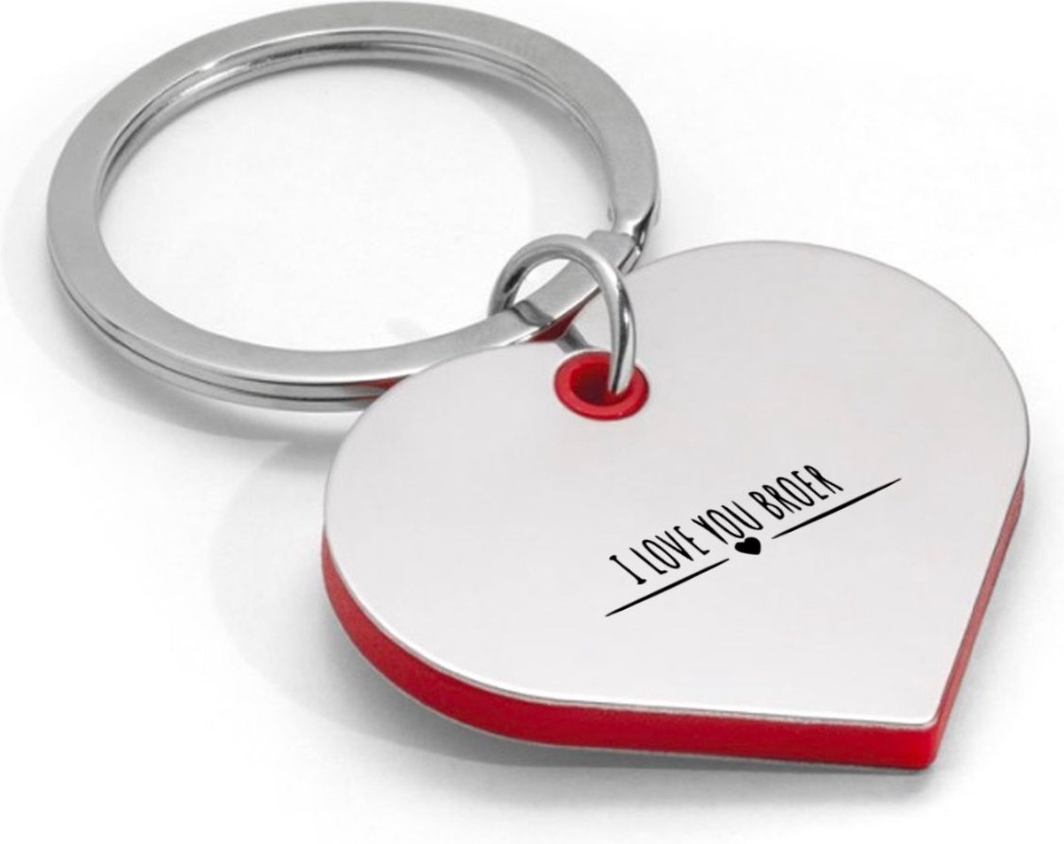Akyol - i love you oma sleutelhanger hartvorm - Oma - cadeau oma - leuk cadeau voor je