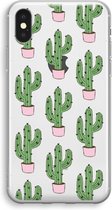 Case Company® - Hoesje geschikt voor iPhone X hoesje - Cactus Lover - Soft Cover Telefoonhoesje - Bescherming aan alle Kanten en Schermrand