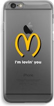 Case Company® - Hoesje geschikt voor iPhone 6 / 6S hoesje - I'm lovin' you - Soft Cover Telefoonhoesje - Bescherming aan alle Kanten en Schermrand