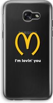 Case Company® - Hoesje geschikt voor Samsung Galaxy A5 (2017) hoesje - I'm lovin' you - Soft Cover Telefoonhoesje - Bescherming aan alle Kanten en Schermrand