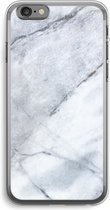 Case Company® - Hoesje geschikt voor iPhone 6 PLUS / 6S PLUS hoesje - Witte marmer - Soft Cover Telefoonhoesje - Bescherming aan alle Kanten en Schermrand