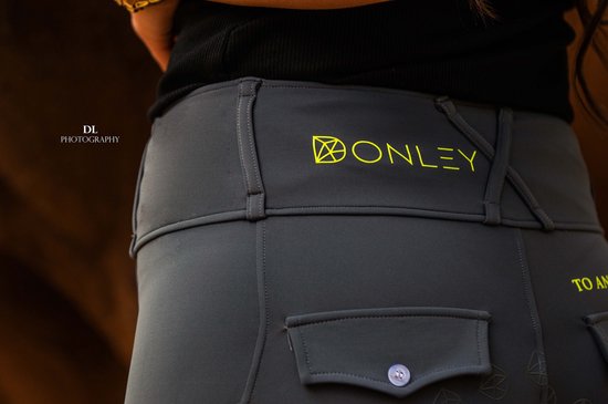Donley - Acascalini – Blue - paardrijleggings - paardrijlegging - paardrijbroek - super fijne stof - maat 30 - paardenbroek - paardrij broek - paardrij legging - legging - siliconen grip
