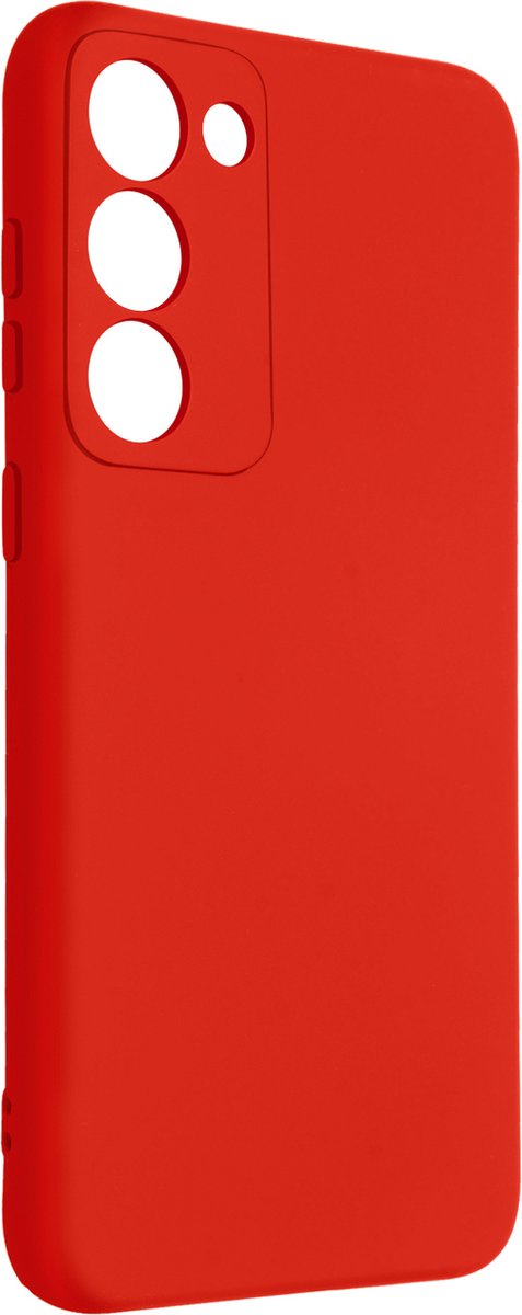 Avizar Soft-TouchGeschikt voor Samsung Galaxy S23 Plus Serie Fast Cover Antislip, Rood