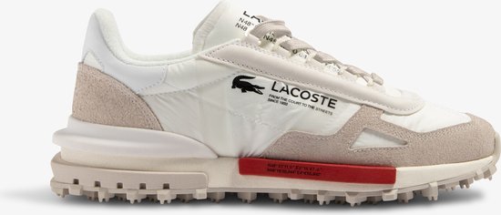 Lacoste Elite Active Wit/ Rouge - Sneaker Homme - 46SMA0008286 - Taille 44
