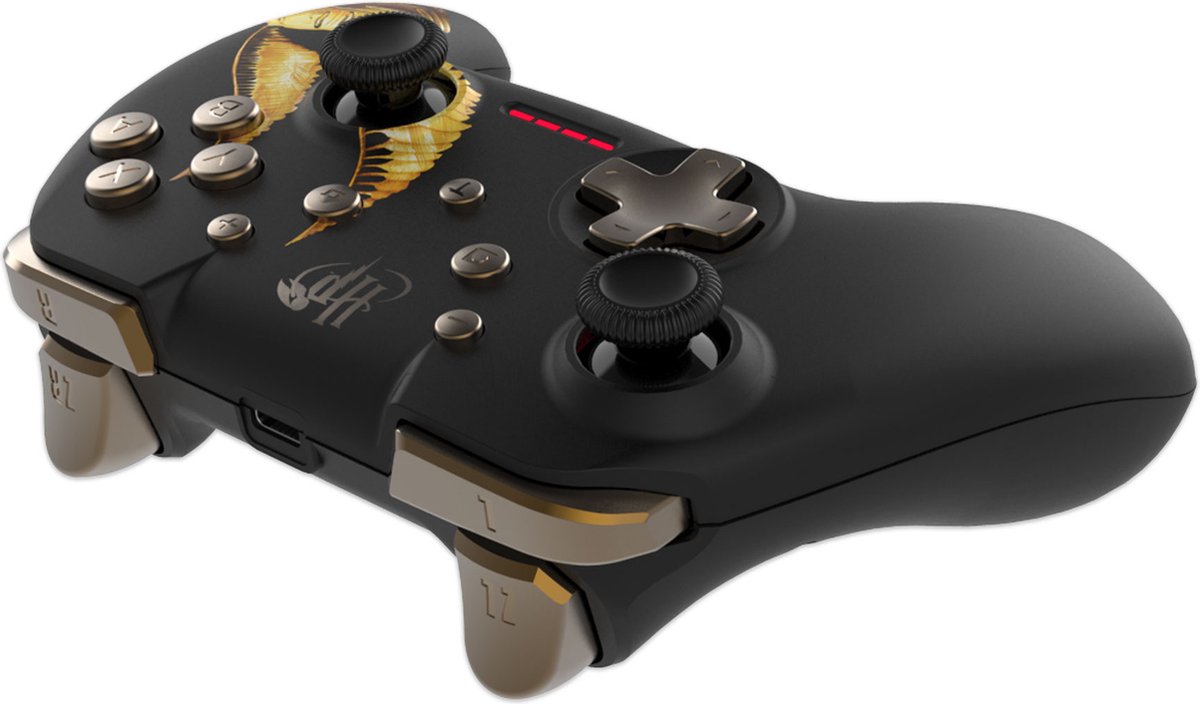 Manette Harry Potter Sans Fil pour Switch avec Câble 1M - Noire