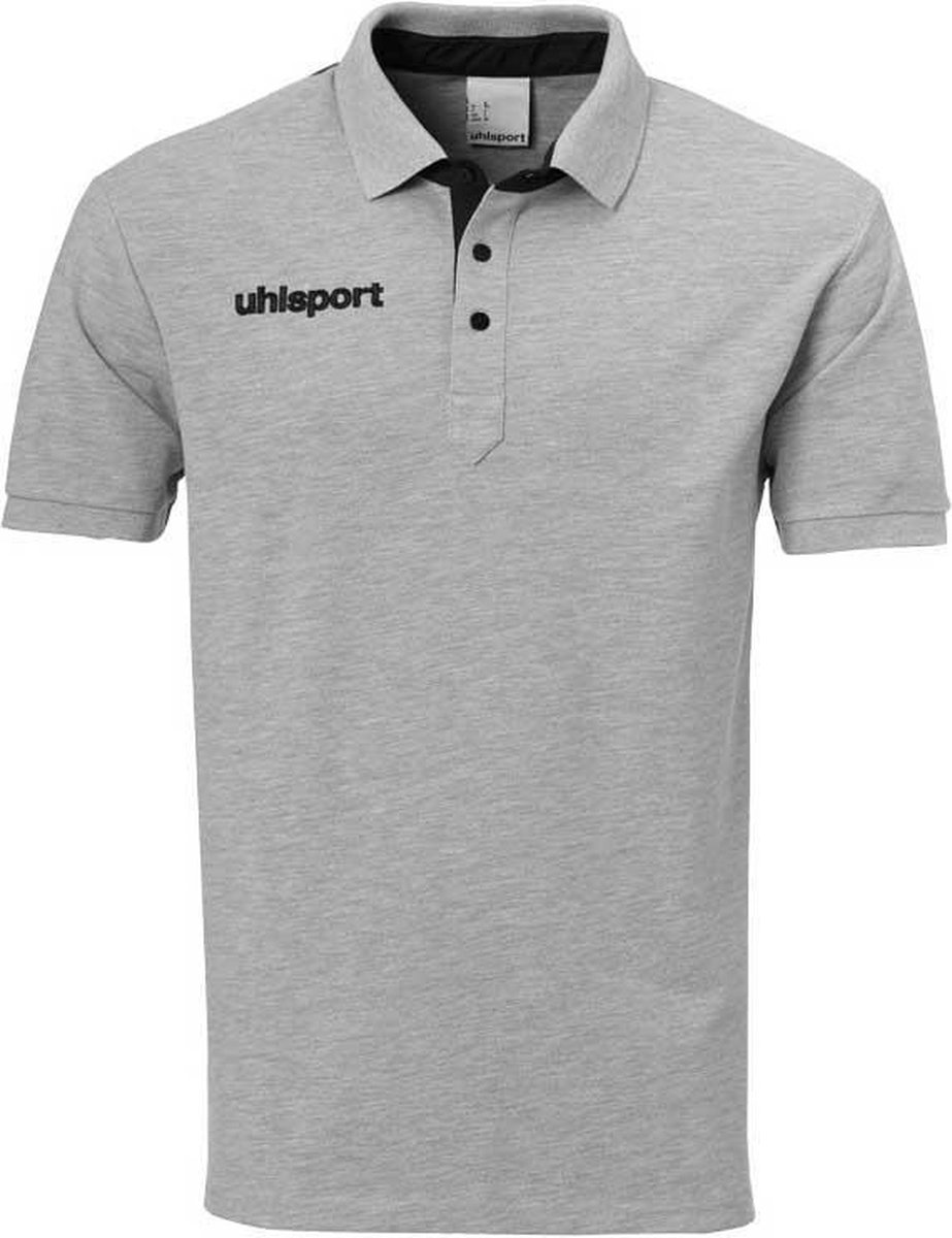 Uhlsport Essential Prime Poloshirt Met Korte Mouwen Grijs M Man