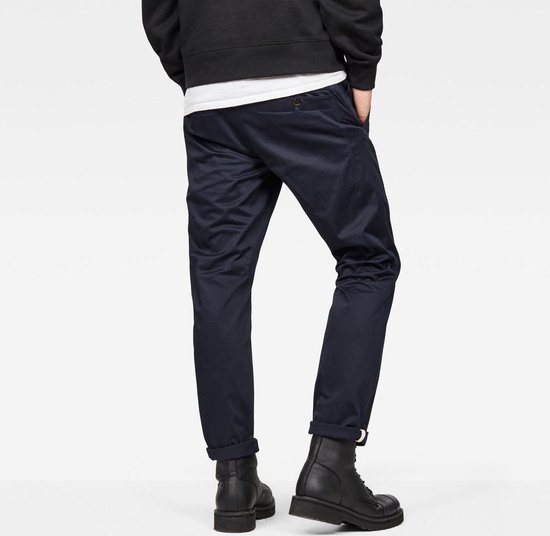 G Star Bronson Slim Chino Broek Heren Mazarine Blue W28 X L34