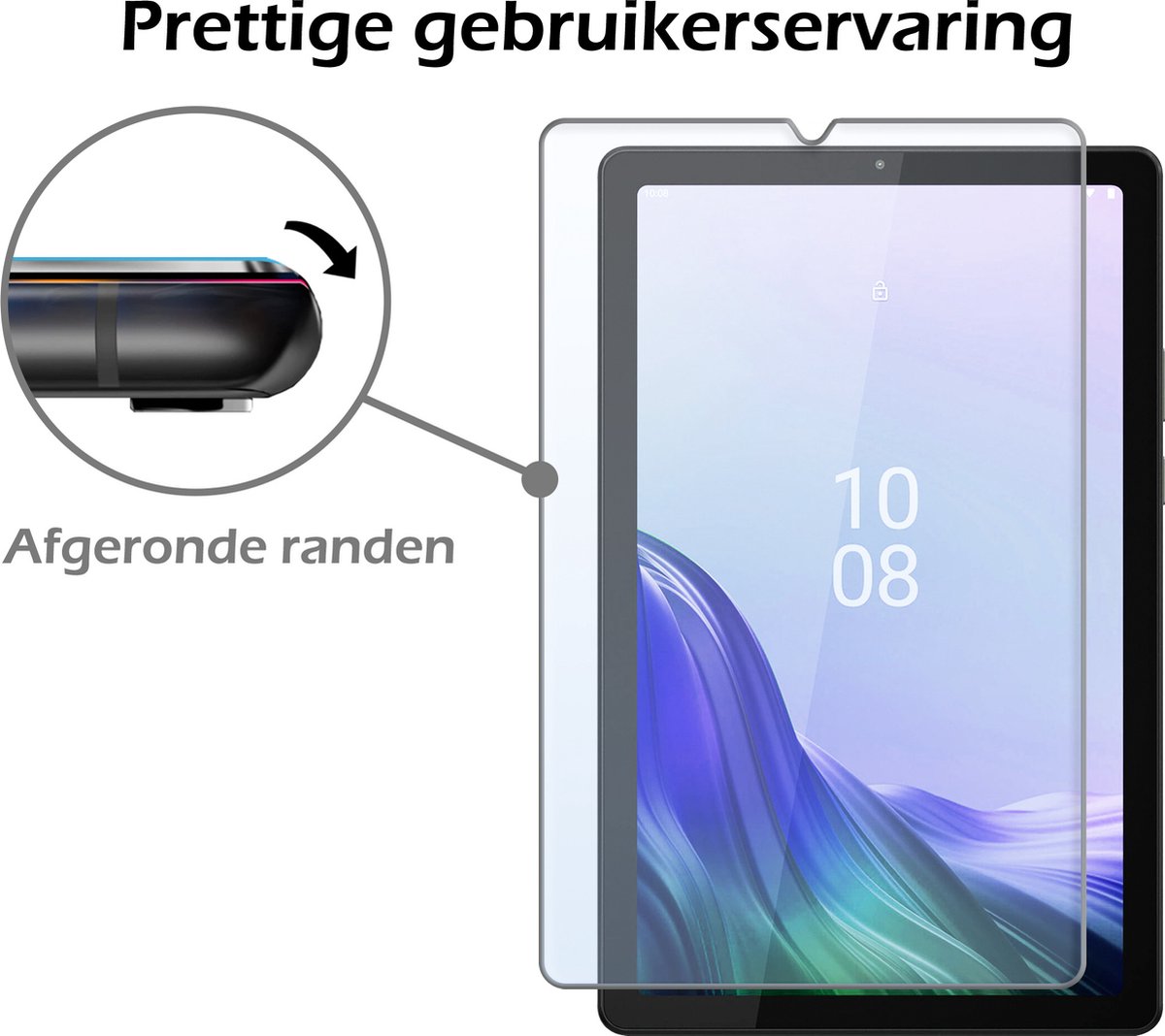 ADEL 2 en 1 stylet haute précision pour écran tactile pour Lenovo Tab P10 -  Zwart