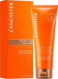 Lancaster Golden Tan Maximizer After Sun Lotion 125 ml in oranje tube met kartonnen verpakking.