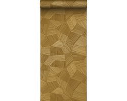 Origin Wallcoverings eco-texture vliesbehang grafisch 3D motief warm goud - 347953 - 0.53 x 10.05 m