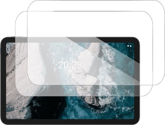 2x Screenprotector geschikt voor Nokia T20 – Gehard Glas - Proteqt+