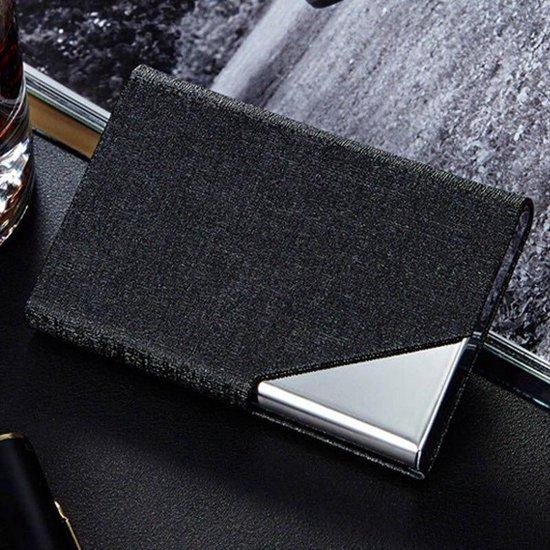 Foto:  luxe business card holder zwart visitekaartjes van heble 