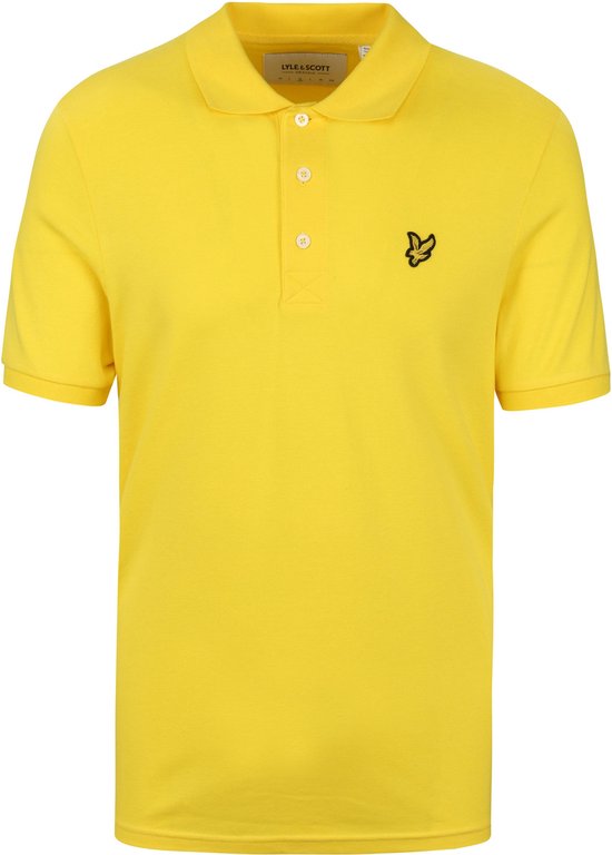 Lyle and Scott - Polo Jaune - Coupe Moderne - Polo Homme Taille XS