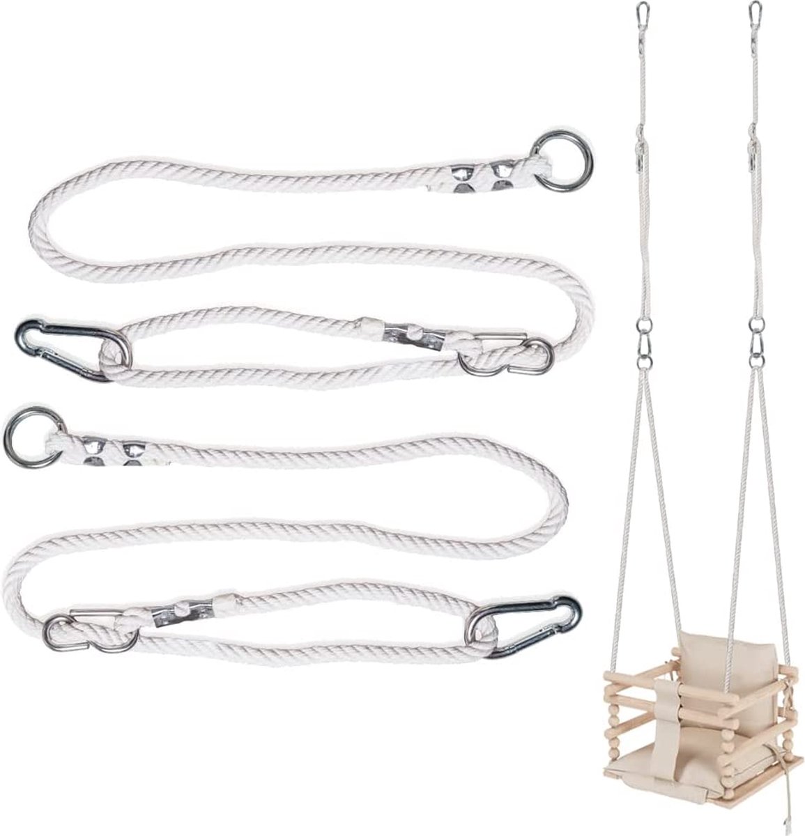 Cordon De Sécurité Enroulé Bontannd – Mousqueton Alu, Longueur Extensible De 20 à 100 Cm – Pour Kayak, Pêche, Ceinture, Outils – Anti-perte