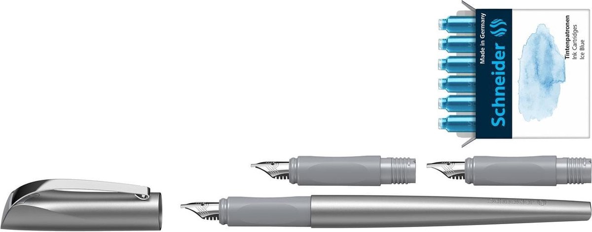 Schneider kalligrafie set - Callissima - kalligrafie vulpen - giftbox - antraciet - S-143812 — afbeelding 2