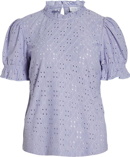 Vikawa S S Flounce Top Pastel Lavender