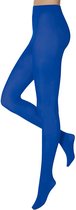 Apollo - Dames Feest Panty - Kobalt Blauw - 60 Denier - Maat L/XL - Leggings - Legging carnaval - Carnavalskleding - Neon legging