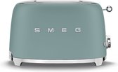 Bol.com SMEG TSF01EGMEU - Broodrooster - Mat Emerald Green - 2x2 - 950W - 6 niveaus aanbieding