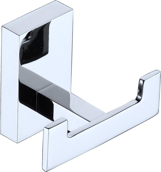 DDF iohEF 5 stuks zelfklevende handdoekhaken, badjashaken, roestvrij staal, kledinghaken, wandhaken, zonder boren, badkamer en keuken, handdoekhouder, roestvrij DDF iohEF 5 stuks zelfklevende handdoekhaken, badjashaken, roestvrij staal, kledinghaken, wandhaken, zonder boren, badkamer en keuken, handdoekhouder, roestvrij