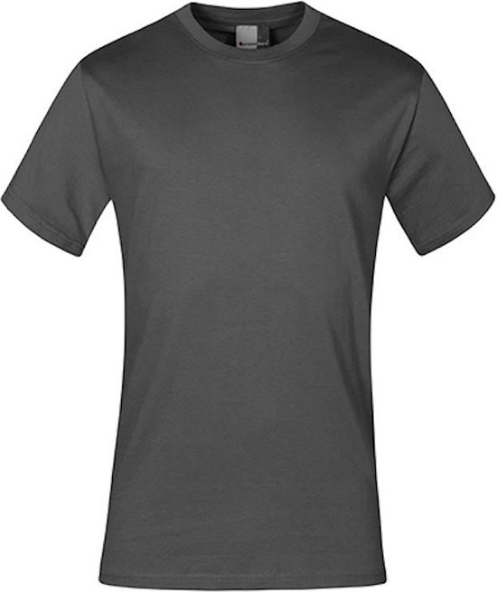 Herenshirt 'Premium T' met ronde hals Steel Grey - 5XL