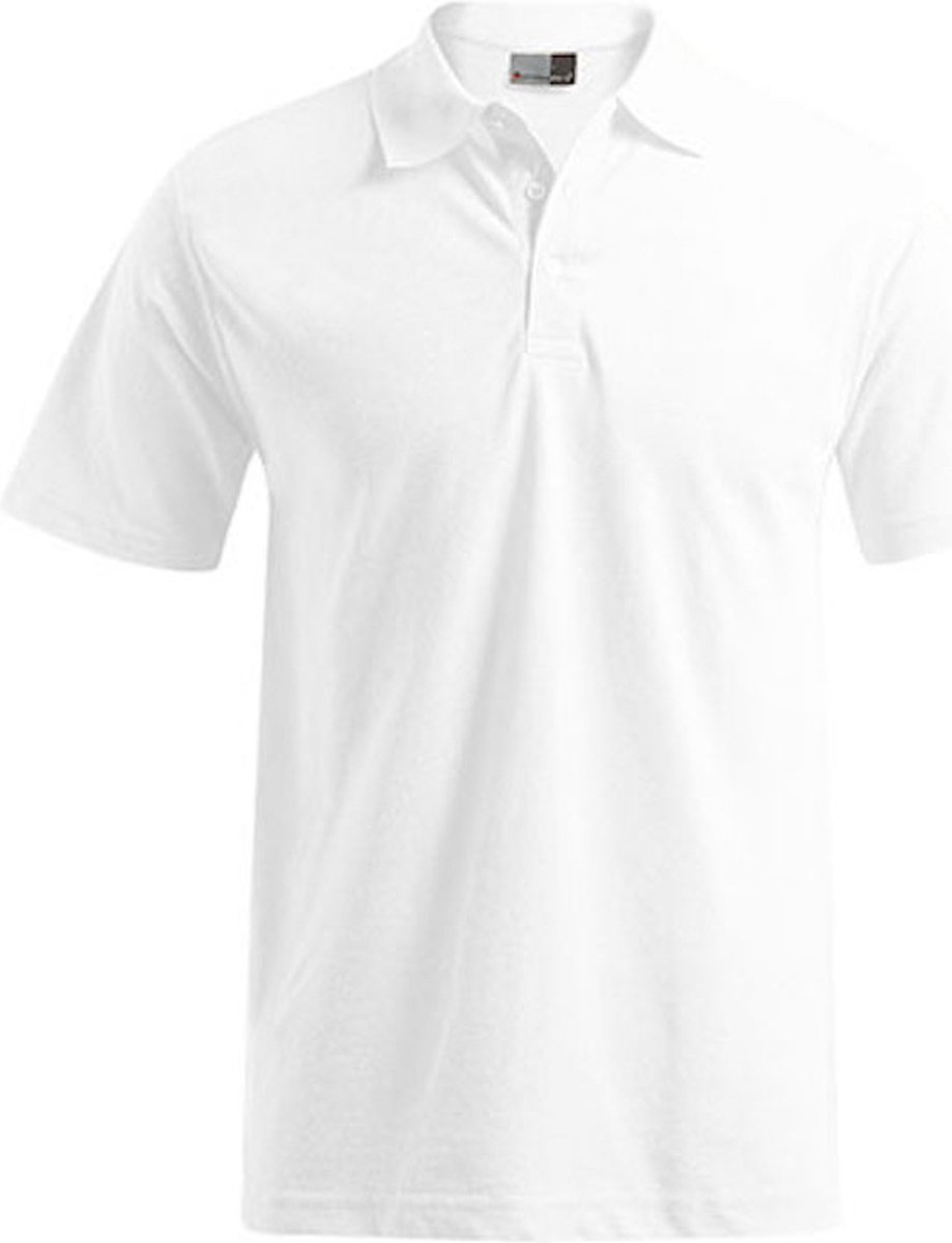 Herenpolo 'Promodoro' met korte mouwen White - XL