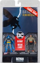 Dark Knight Returns #1 Comic Book (Engels) + Batman (Blue) & Mutant Leader mini figuren 8cm