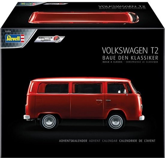 Calendrier De L'avent REVELL VW T2 Camper - Maquette à Assembler 1/24 - Noël