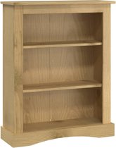 vidaXL - Boekenkast - grenenhout - met - 3 - planken - Corona-stijl - 81x29x100 - cm