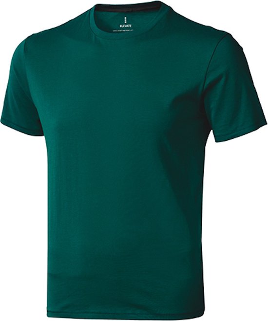 Heren T-shirt 'Nanaimo' met ronde hals Forest Green - XXL