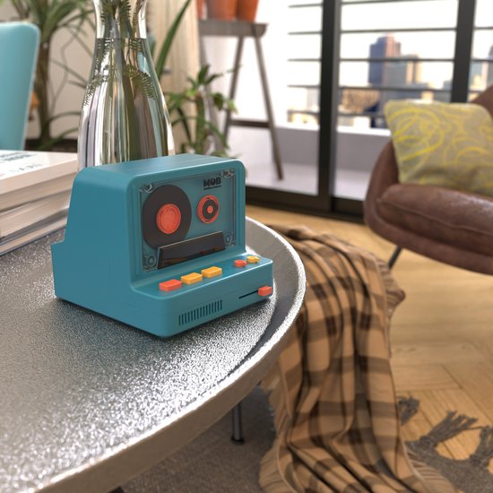 Mobility on Board, RS-80 Retro Look Bluetooth Luidspreker Polaroid 5W, Pauwblauw van MOB — afbeelding 4