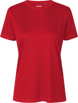 Bol.com Damessportshirt 'Performance' met korte mouwen Red - S aanbieding