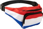 Heuptasje voor volwassenen - Verkleed artikel - Nederlandse vlag kleuren print