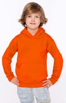Oranje sweater/trui hoodie voor jongens - Holland feest kleding voor kinderen - Supporters/fan artikelen S (6/8)