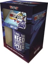 Top Gun - Need For Speed Blauw Mug, Onderzetter en Sleutelhanger Gift Set