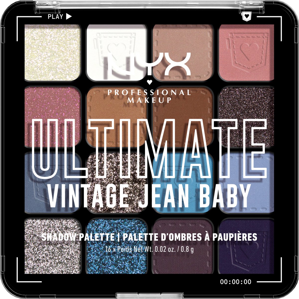 NYX Professional Makeup Ultimate Shadow Palette - Vintage Jean Bébé -  Palette de Ombre... | bol