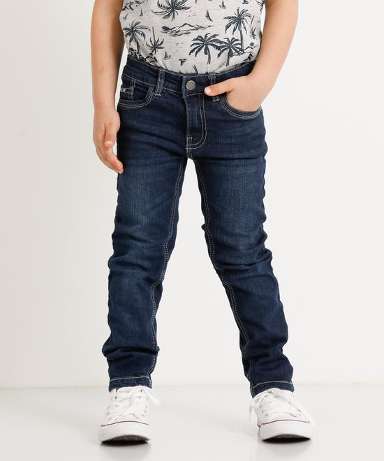 TerStal Jongens / Kinderen Europe Kids Slim Fit Stretch Jeans (donker) Blauw In
