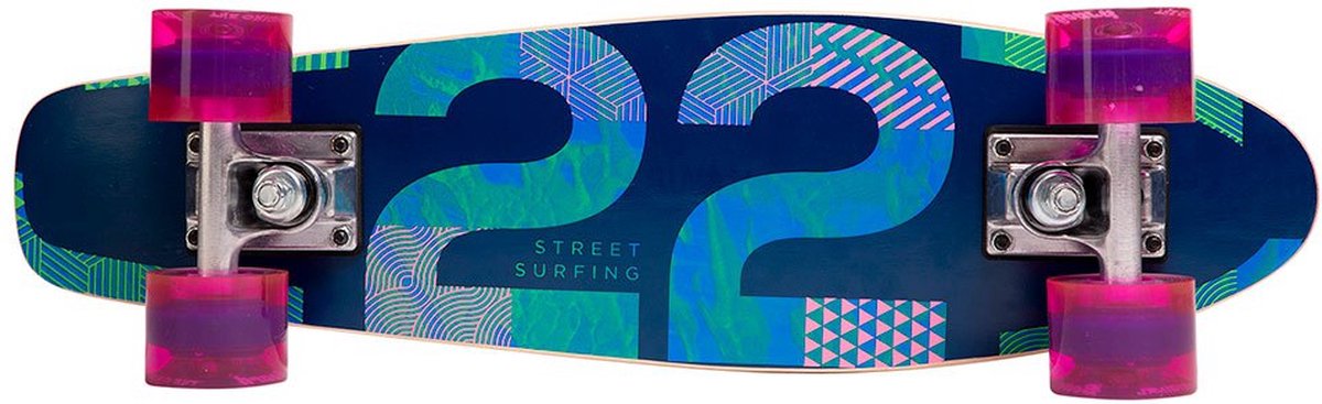 Street Surfing - Wood Beach Board - Twenty Two