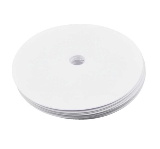 Floormarker set á 10 stuks - Wit - Antislip markeerschijven - Pannenkoeken Sport