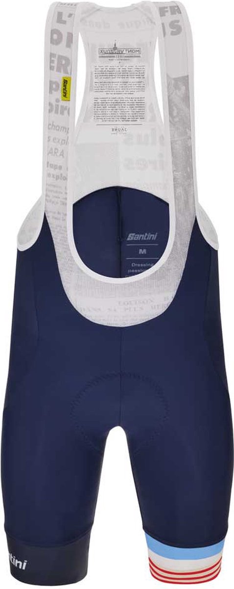 Santini Mj Mont Ventoux Fietsbroek Wit,Blauw L Man