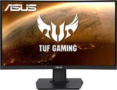 Bol.com ASUS TUF Gaming VG24VQE - Full HD VA Curved 165Hz Gaming Monitor - 24 Inch aanbieding
