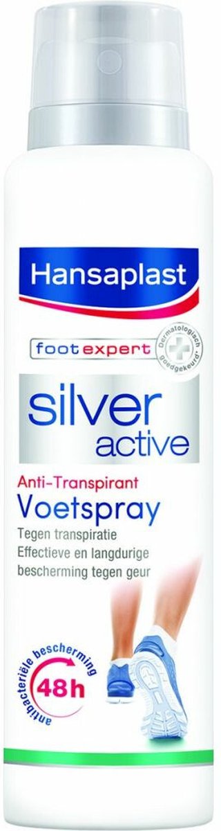 Hansaplast Silver Active Deo - 12 x 150 ml - Voordeelverpakking